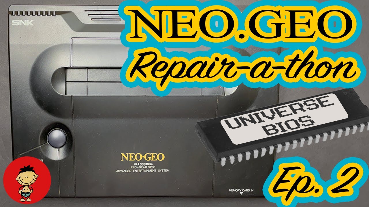 SNK Neo Geo Repair-a-thon Ep. 2 - AES BIOS Mod Japan to USA - Retro Console Restoration