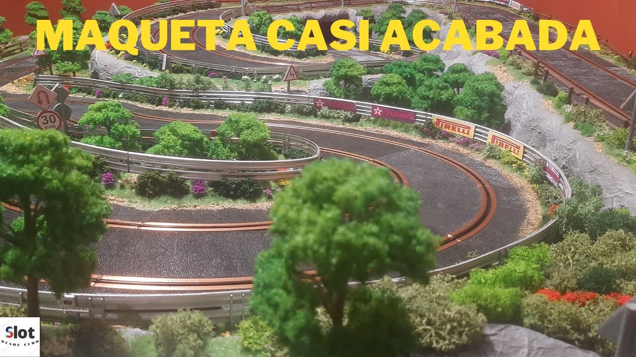 la mqueta de rally slot esta casi acabada