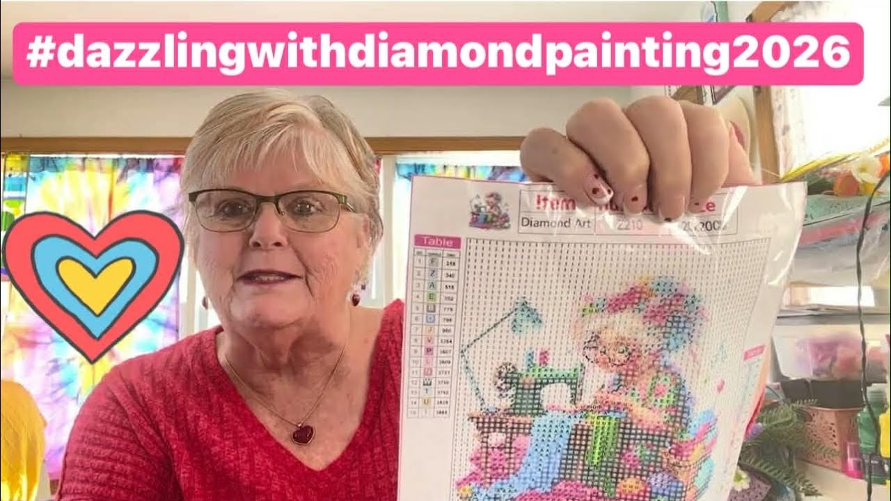 February 13, 2026 #dazzlingwithdiamondpainting26 Brenda @almaticer3737 