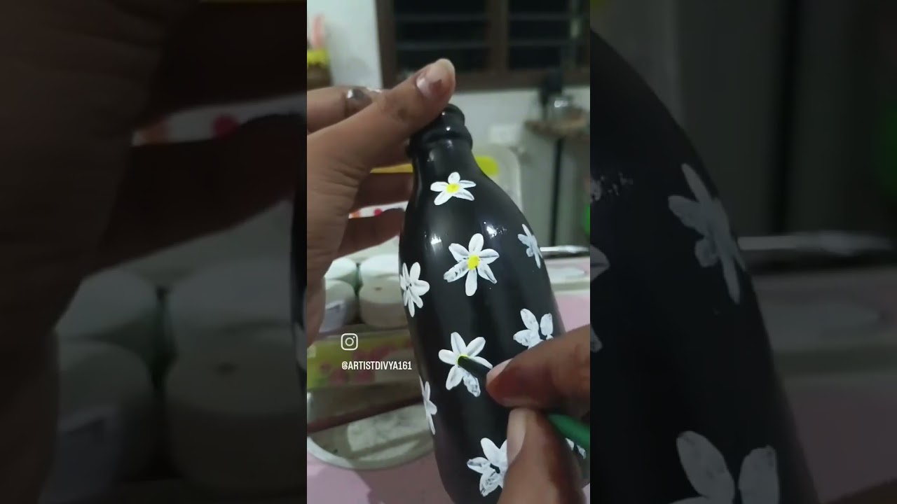 glass bottle decoration 