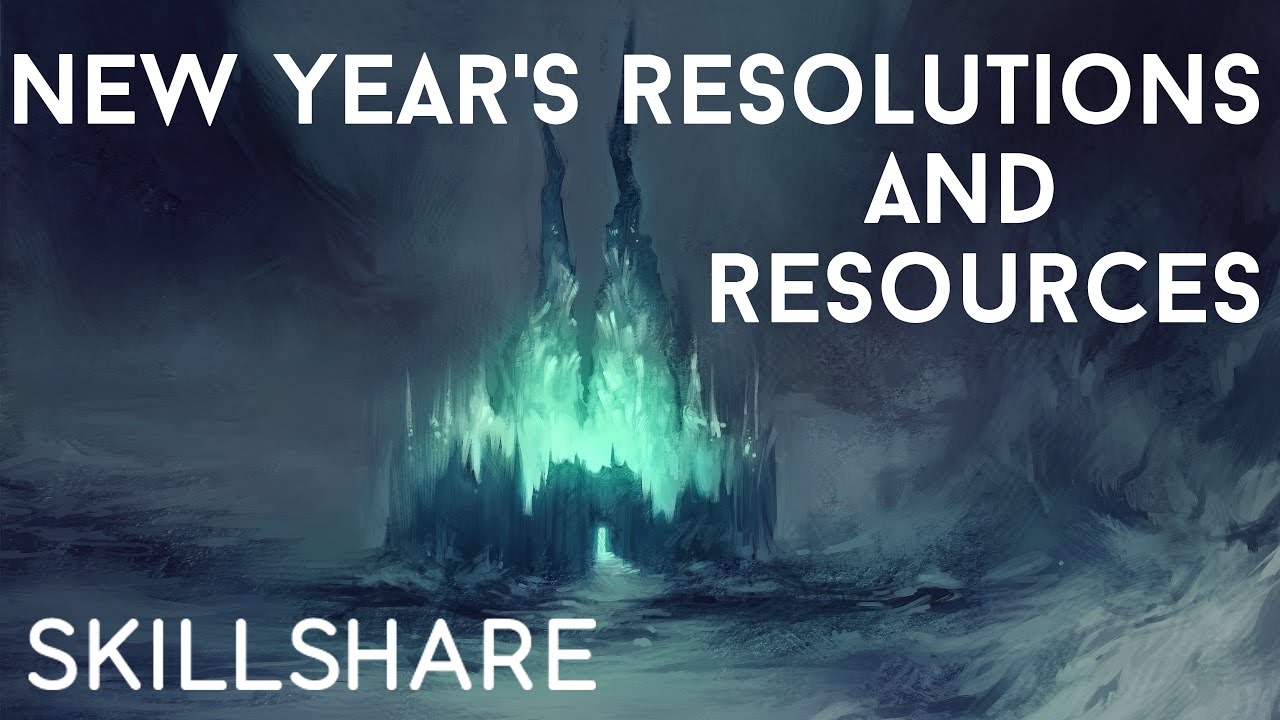 New Year's Learning Resolutions & Resources + SPEEDPAINT