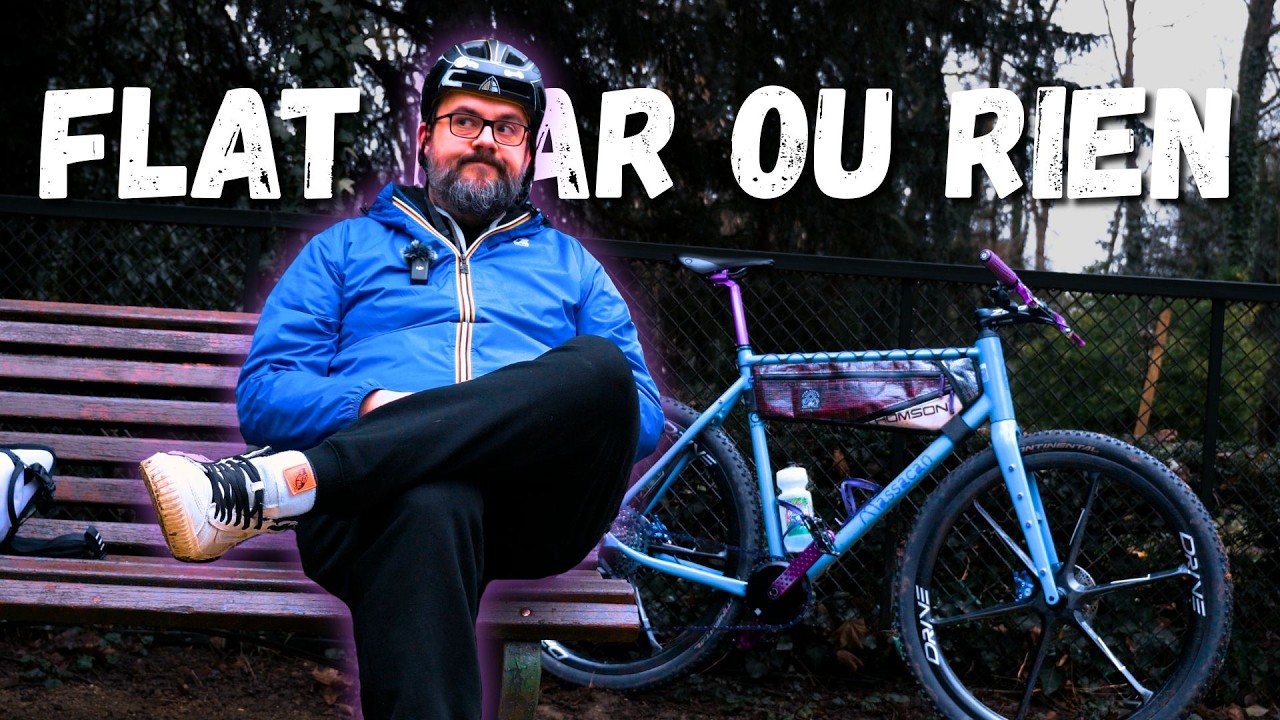 j'arrête de suivre la mode du gravel, cintre plat pour paula
