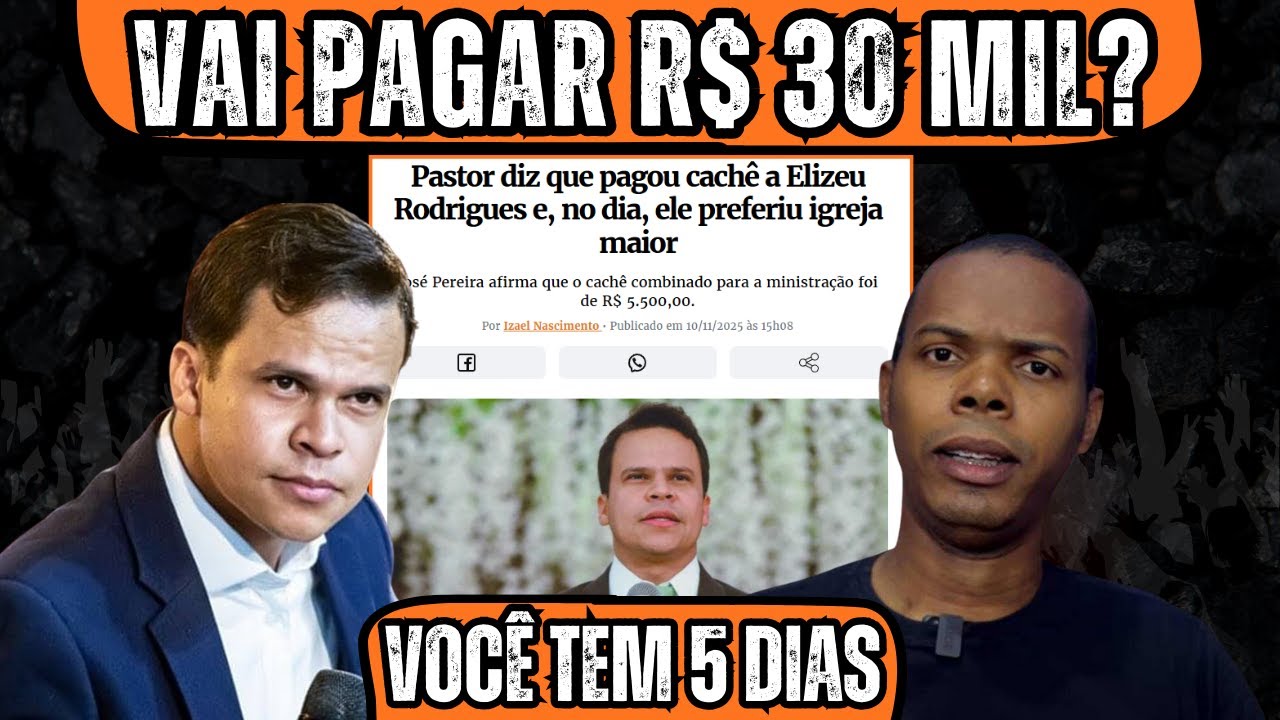 O Fuxico Gospel perdeu e Elizeu Rodrigues Venceu? Fim de Jogo para Izael Nascimento?