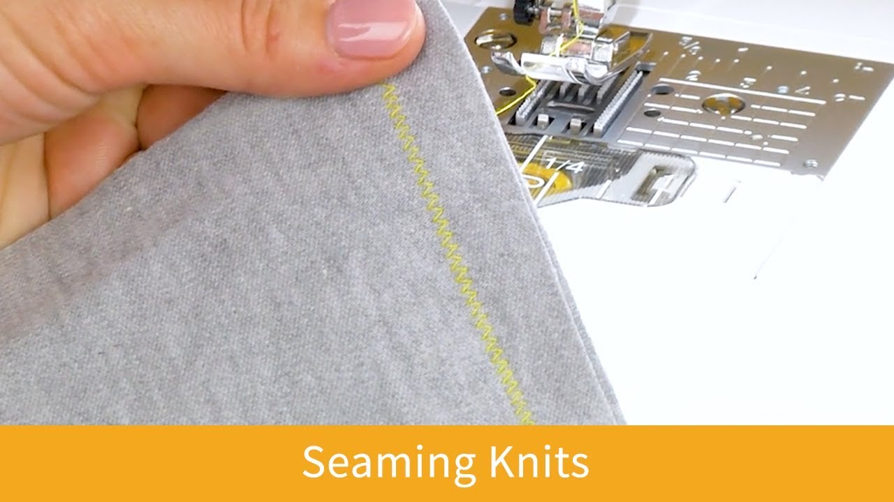 Seaming Knits on the Baby Lock Brilliant