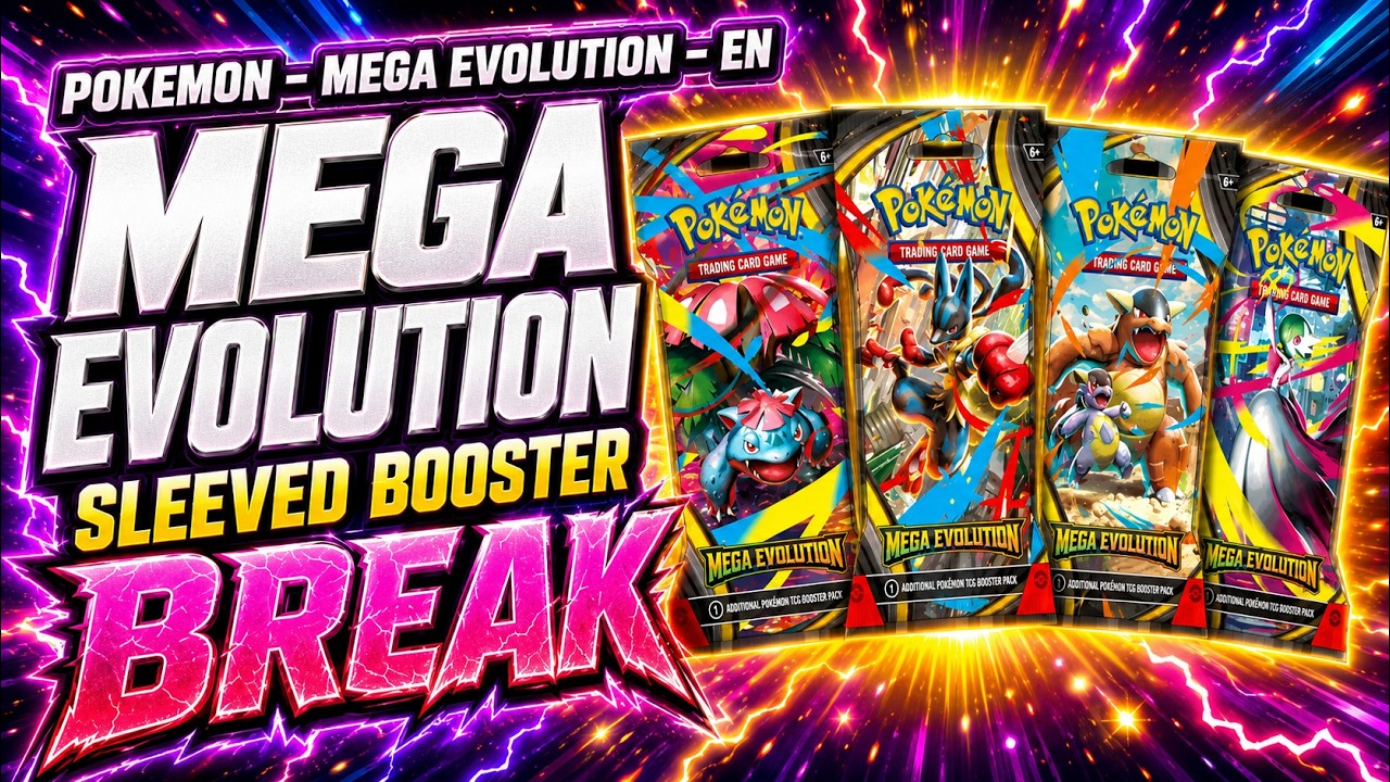 🔥 Mega Evolution - Sleeved Booster - Break 🔥- Pokemon TCG