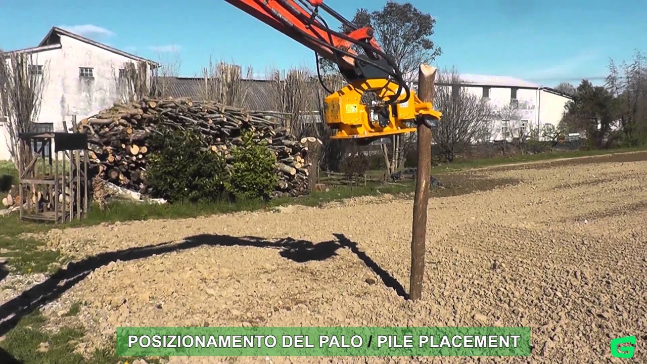 Piantapalo con pinza QP / Vibro pile driver with grips QP