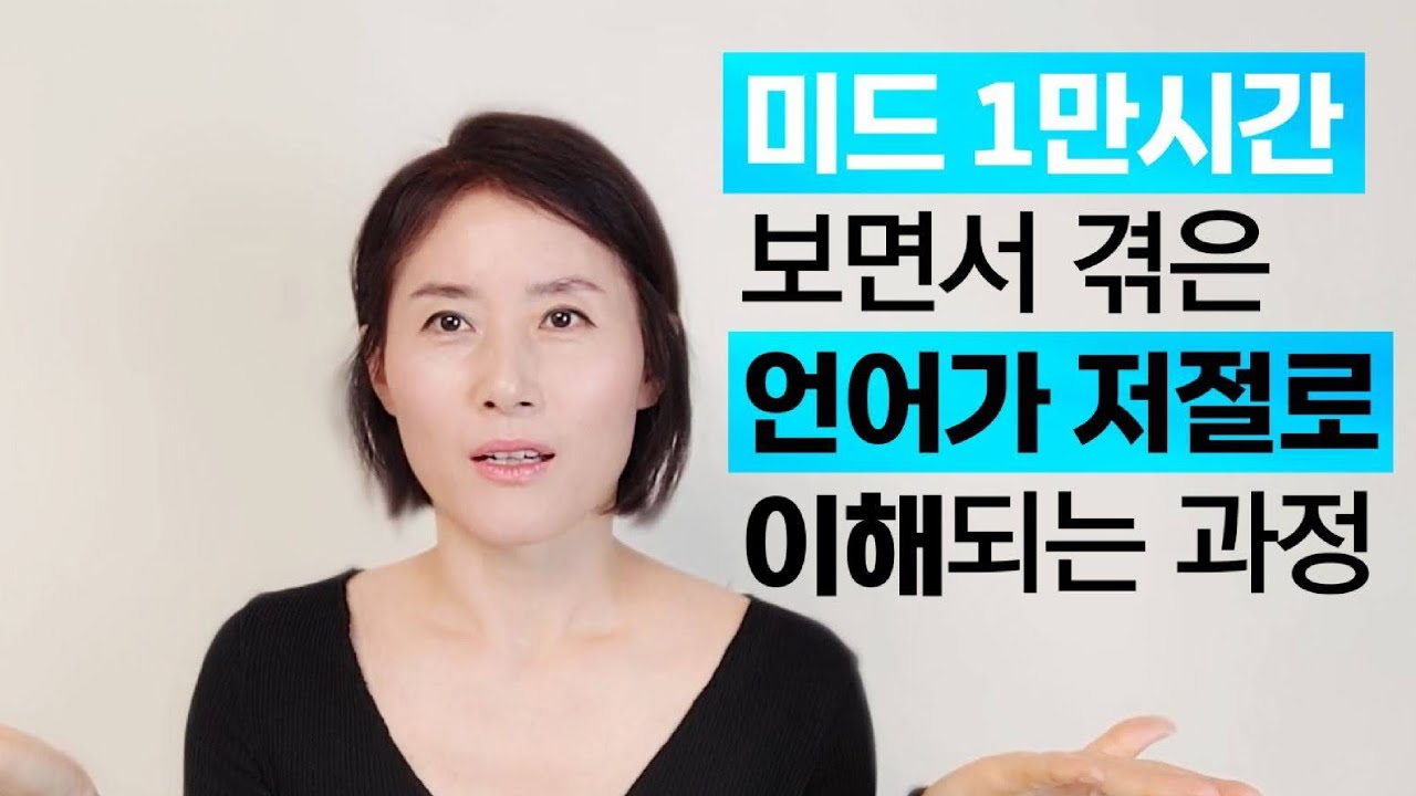 미드 1만시간: 영어가 저절로 이해되는 과정