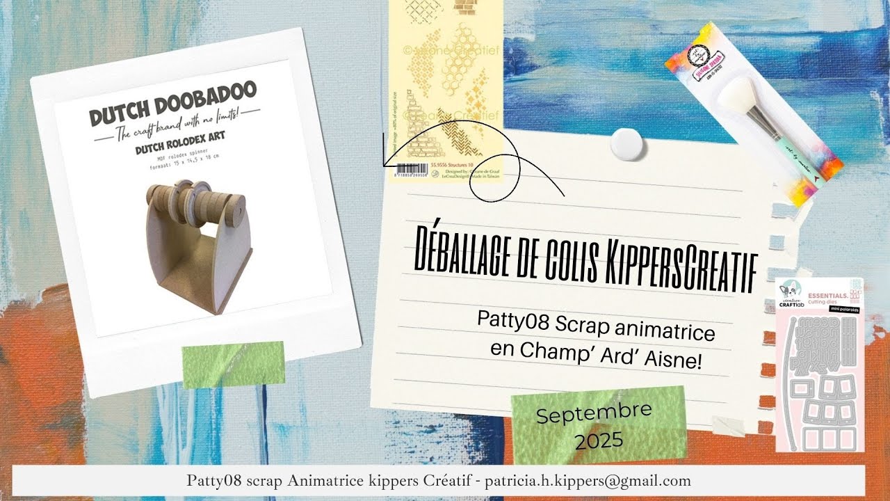 Je déballe mon colis KippersCreatif  sept 25