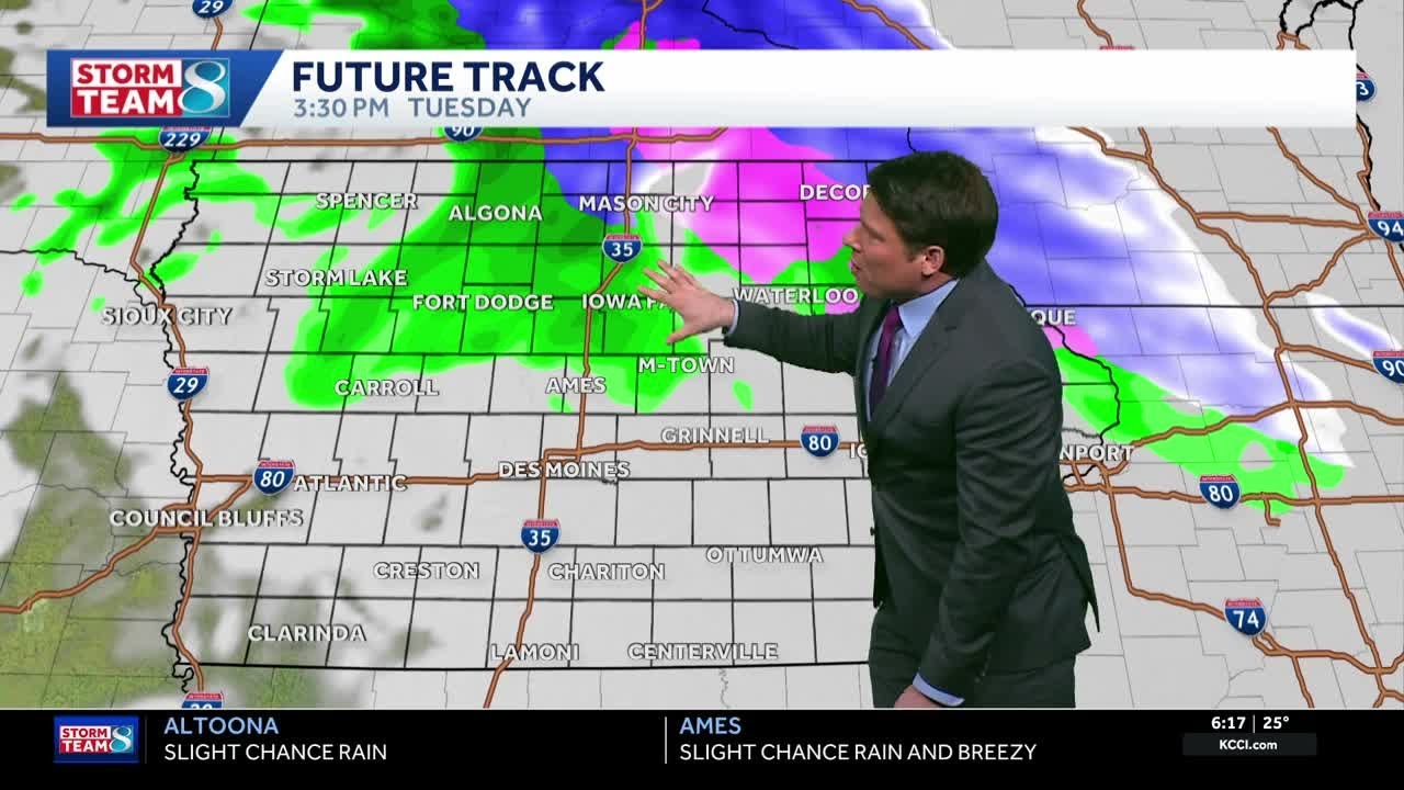 Iowa weather: Warm Tuesday with very windy conditions by evening