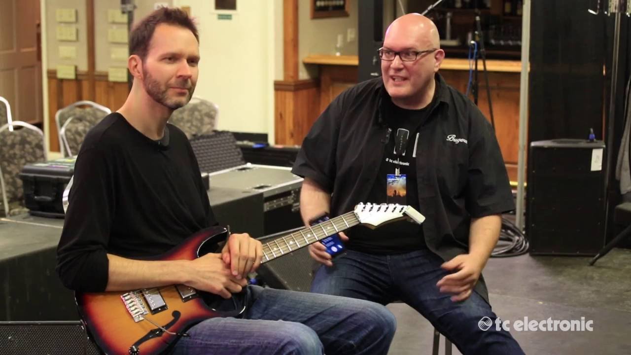 Paul Gilbert tries out WireTap Riff Recorder