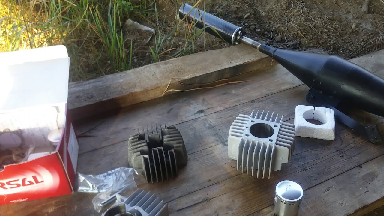 Puchmaxi Tuning 70cc Airsal Porting Auftrag teil3