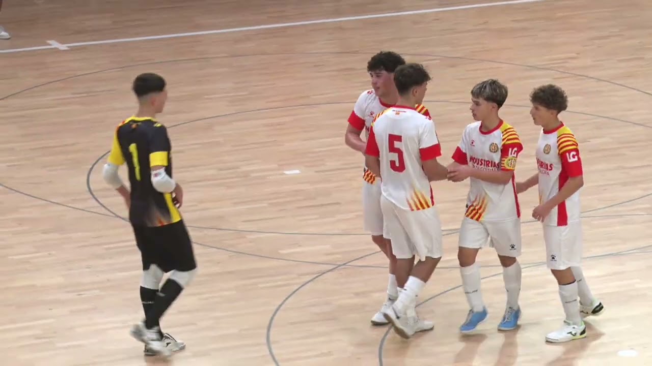 Resum Industrias Santa Coloma 5 - 0 CFS Eixample (Jornada 1, Divisió d'Honor Cadet FS)