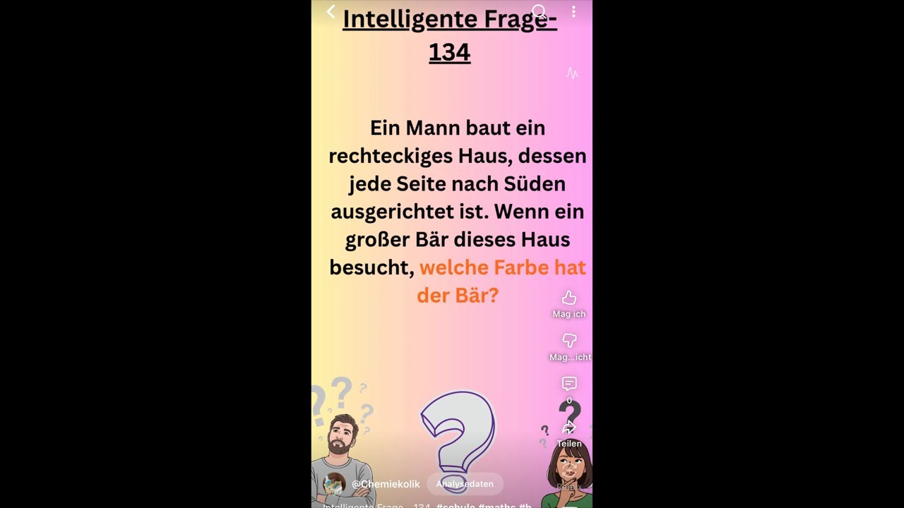 🔴Chemiekolik 🔴Intelligente Frage-134