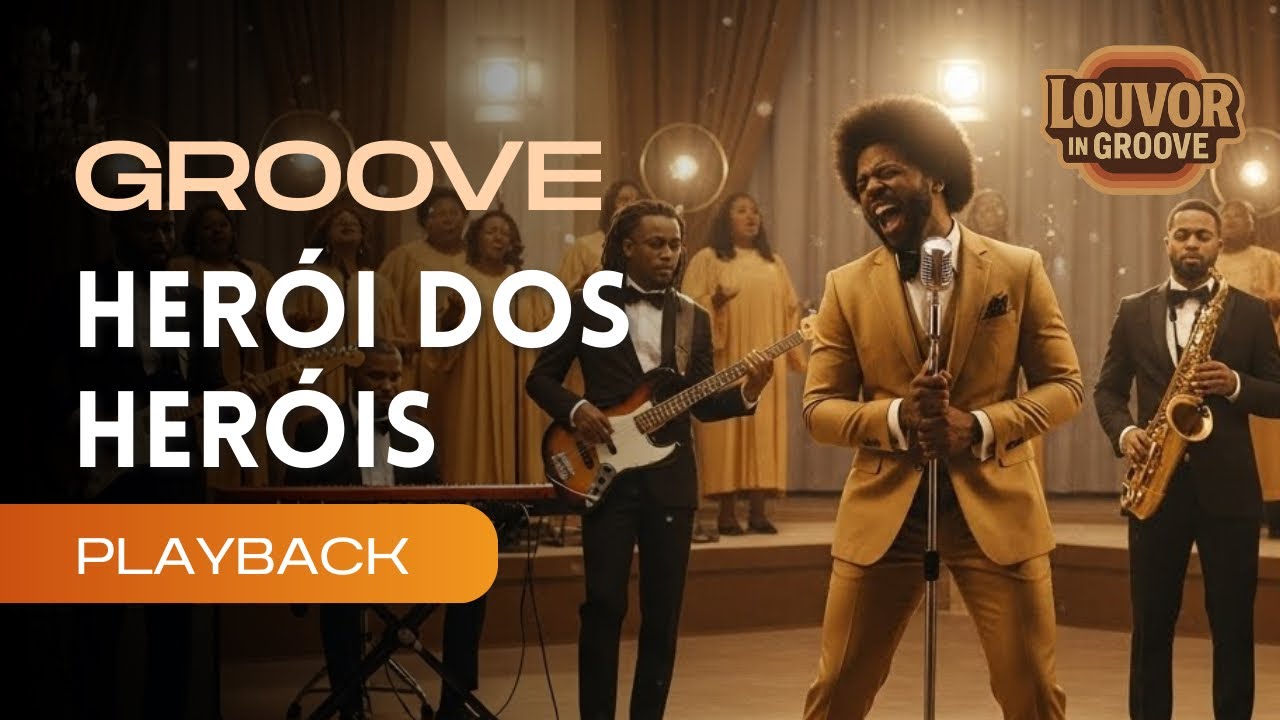 (Playback) HERÓI DOS HERÓIS - Novo Som | Cover Groove & Soul Gospel