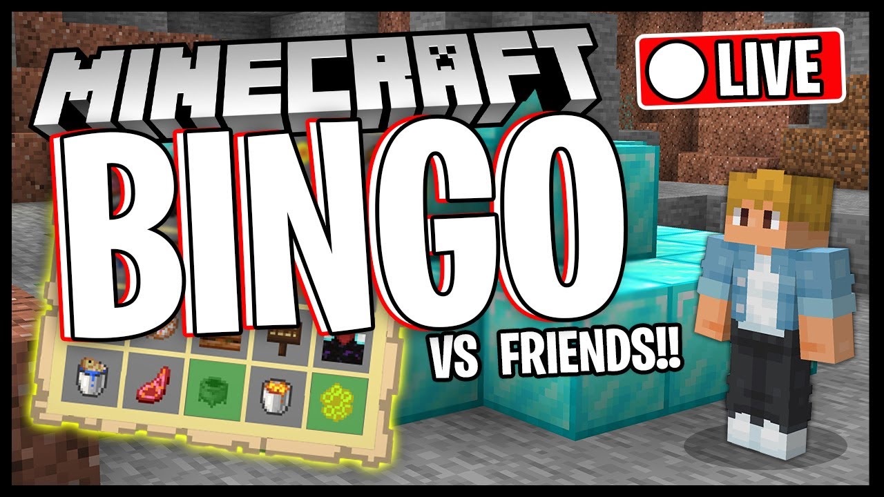 MINECRAFT BINGO /w FRIENDS.. (again..)