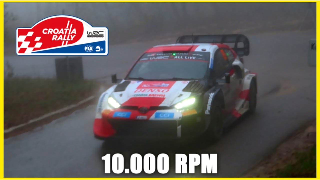 Croatia Rally 2022 | Insane Driving, Rain, Fog, No Grip, Pure Sound | 10.000 RPM