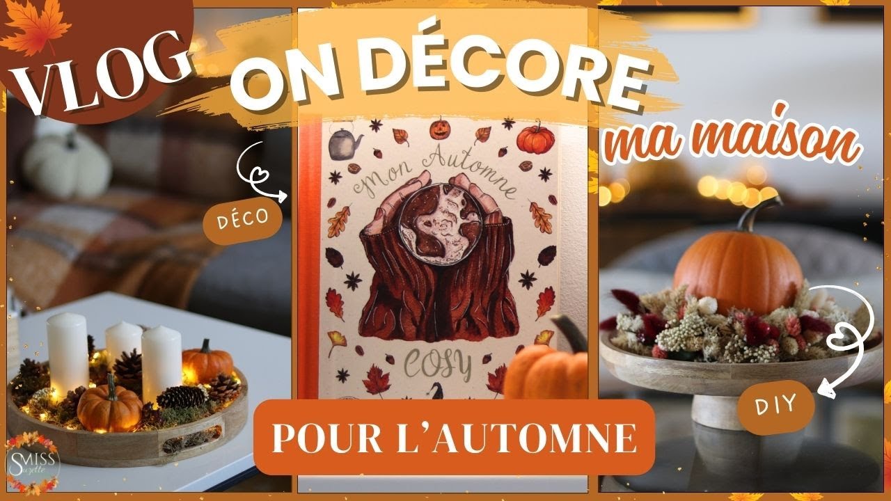 VLOG: J'INSTALLE MA DÉCO D'AUTOMNE 2025  🍂  Ambiance cocooning et chaleureuse et une nouveauté 🤩