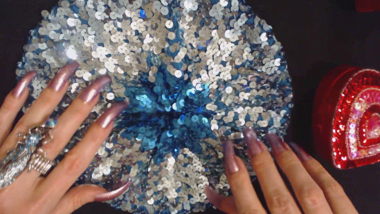 ASMR Request ~ Sparkly Sequin Scratching & Tapping