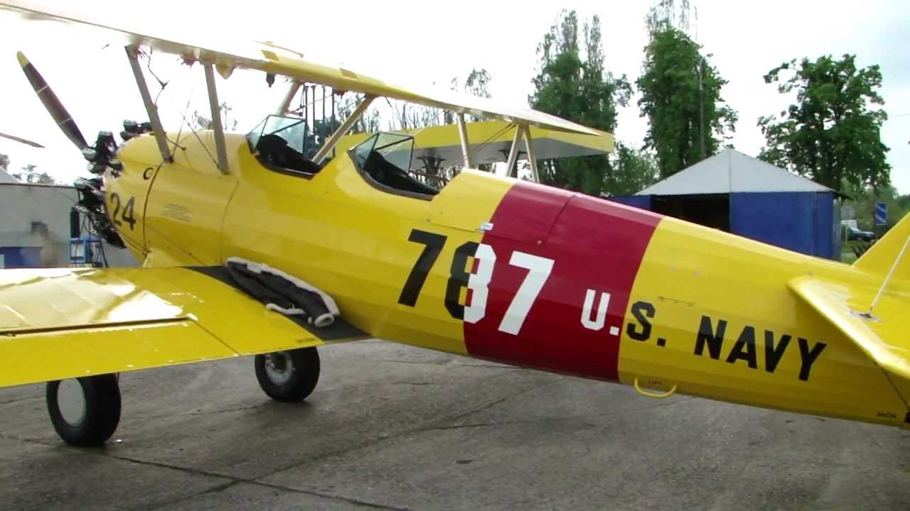 Boeing Stearman PT-17 Lotnisko AZM Płock