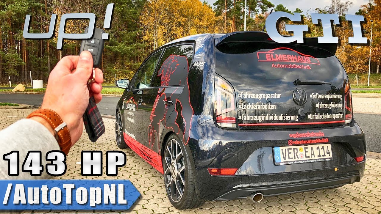 143HP VW UP GTI Stage 1 Elmerhaus POV REVIEW by AutoTopNL