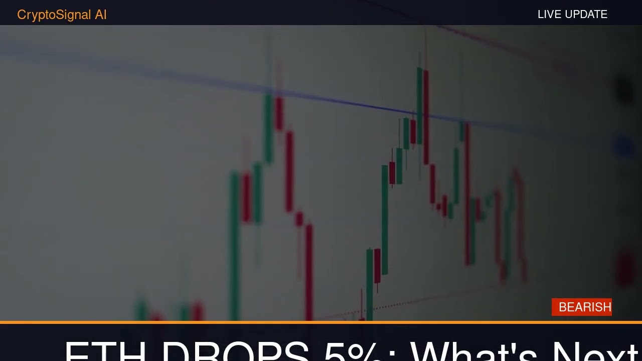 ETH DROPS 5%: What's Next