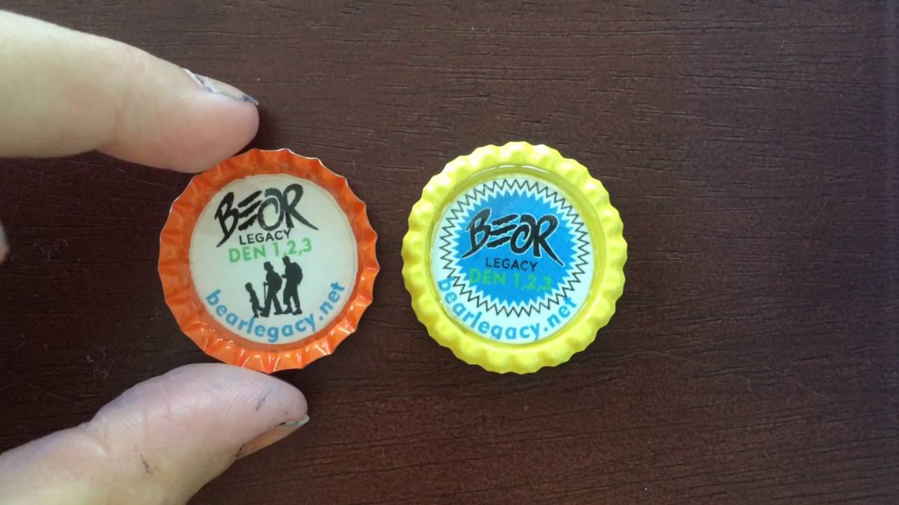 Making your own Geocaching Swag with bottle caps!!