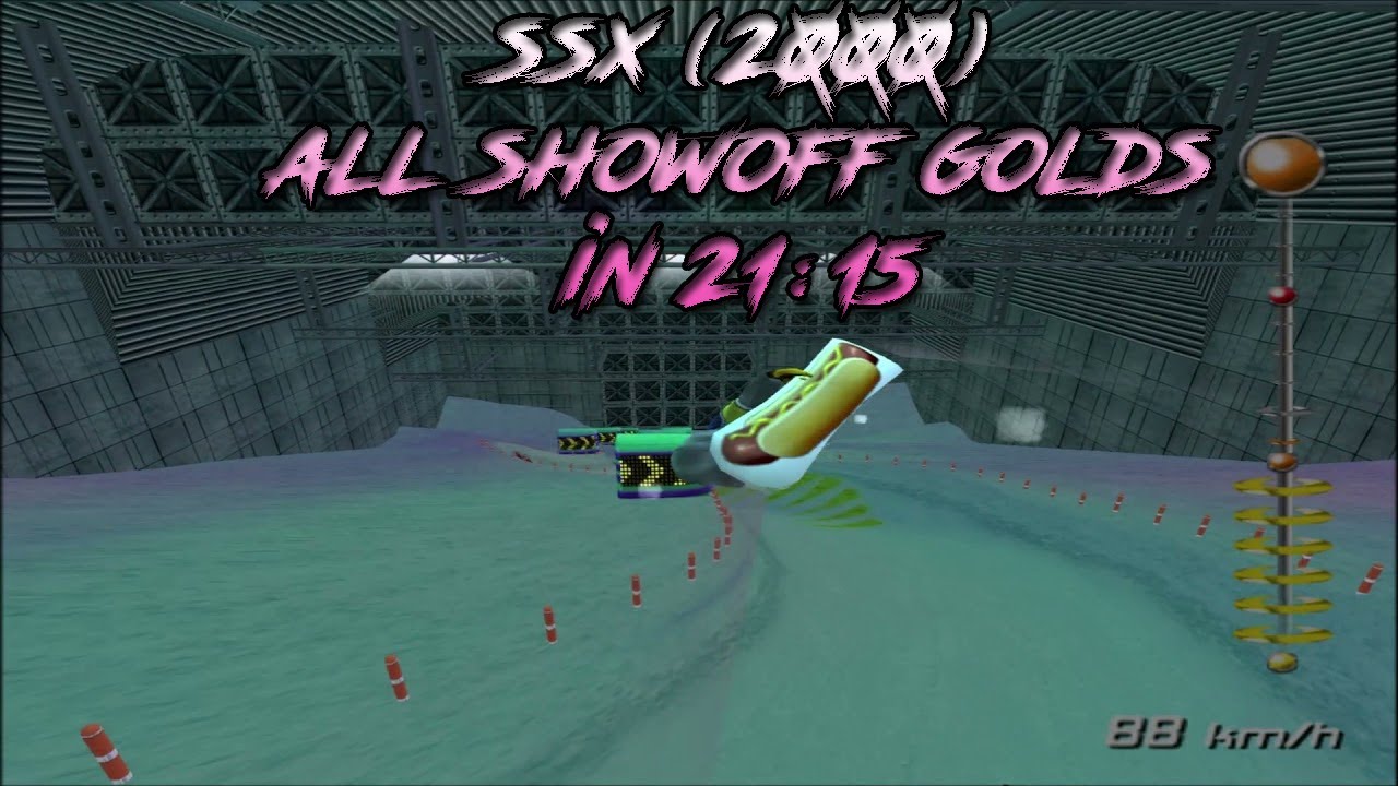 SSX 2000 All Showoff Golds 21:15