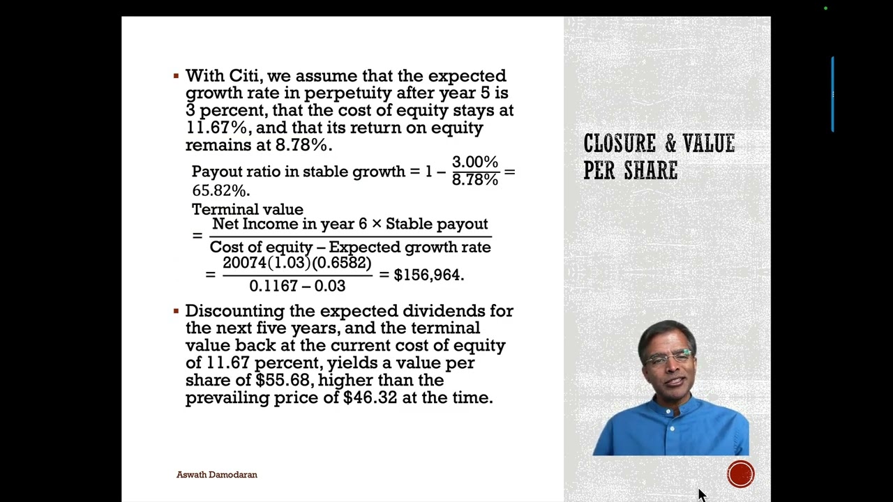 Chapter 10: Bank on it - Financial Service firm valuation