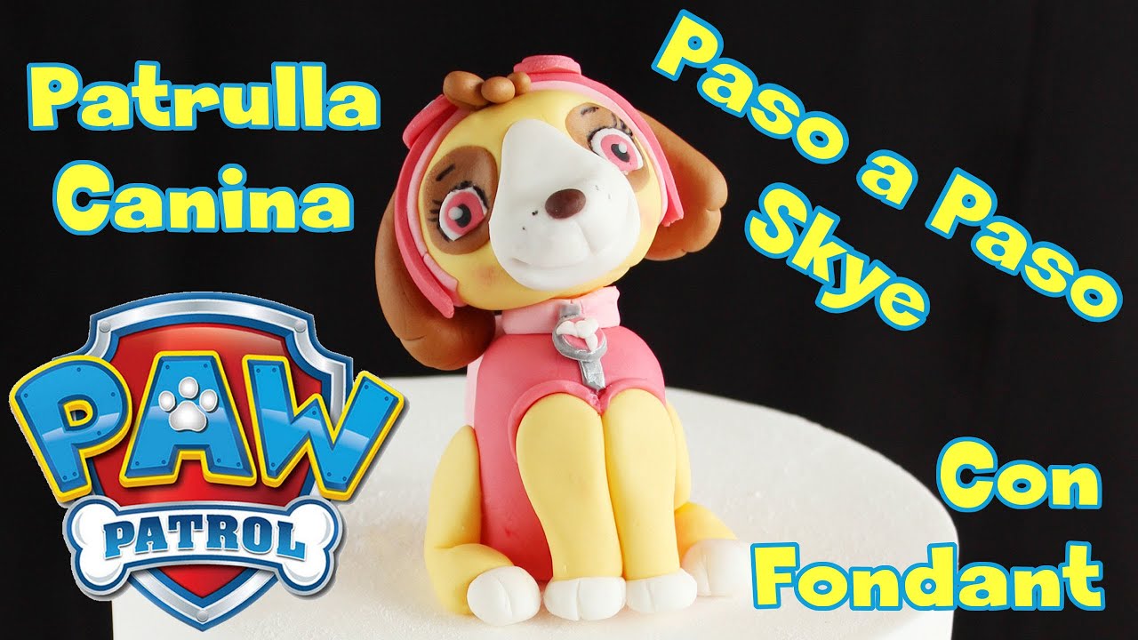 skye Patrulla Canina, PAW PATROL de Fondant