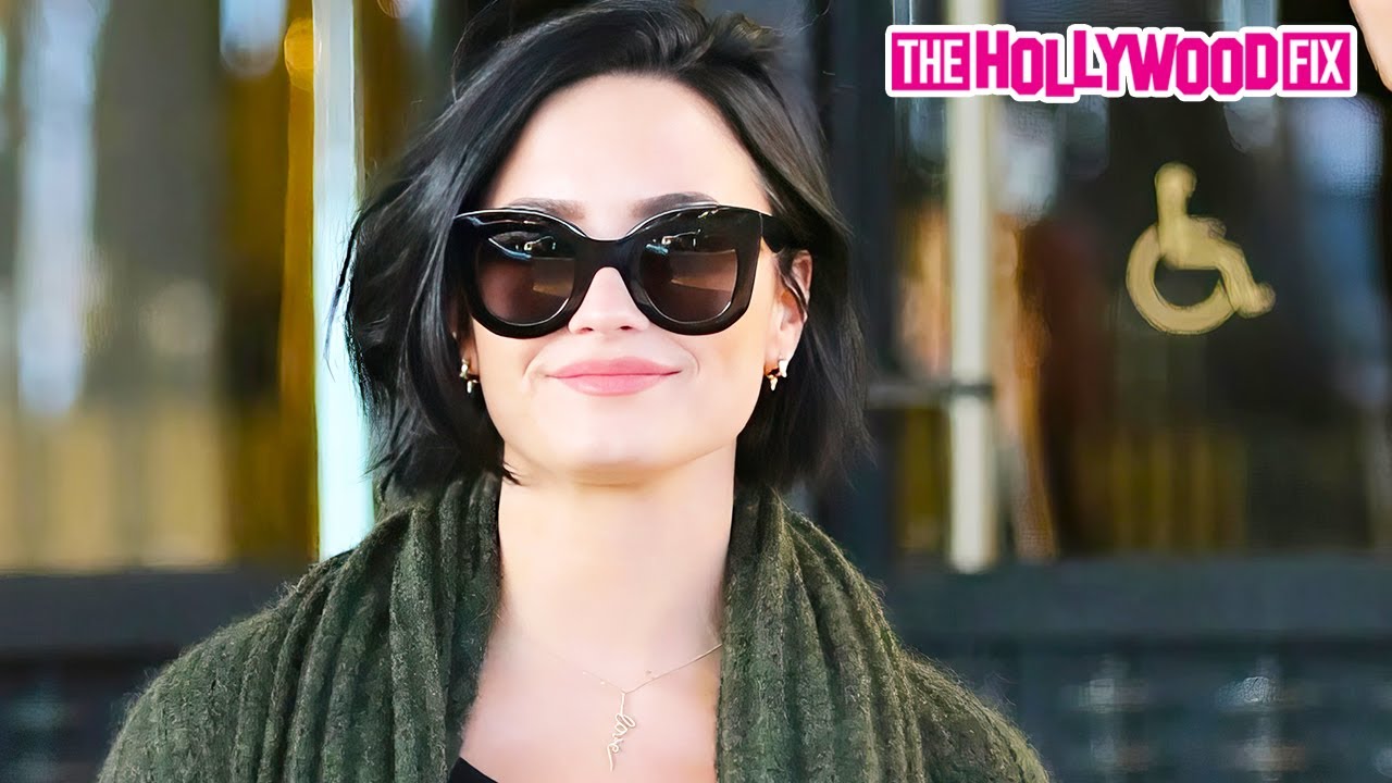 Demi Lovato Is In A Great Mood While Out Shopping With Bea Miller At Barney's In Beverly Hills, CA