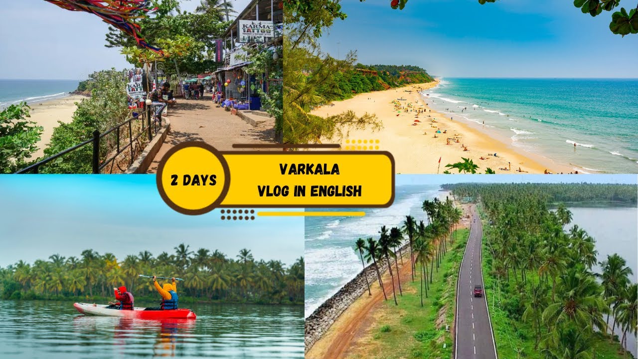 Varkala Cliff to Hidden Kapil Beach | Mangrove Kayaking Adventure | Varkala vlog in English