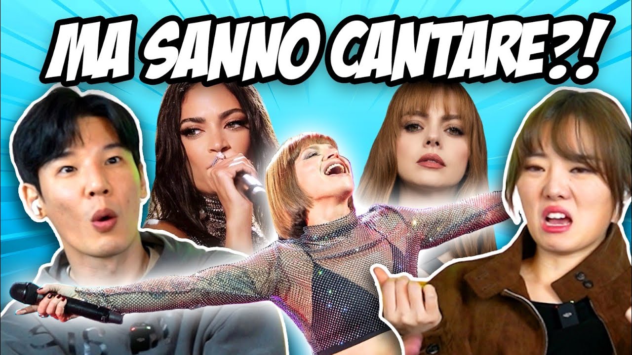 COREANI REAGISCONO ai CANTANTI ITALIANI del momento! (Elodie, Annalisa, Amoroso, Ghali...)