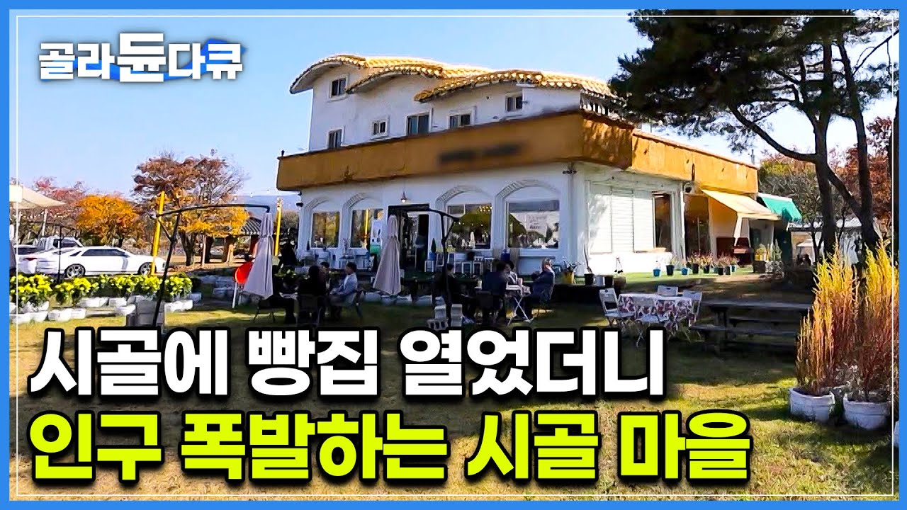 뜬금 없이 나타난 시골 카페 하나 때문에 갑자기 사람 불어나기 시작한 시골 마을｜K-디저트｜한국기행｜#골라듄다큐