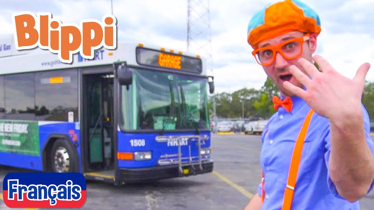 Blippi en français - Blippi à la découverte d’un bus. | Vidéos éducatives pour les enfants