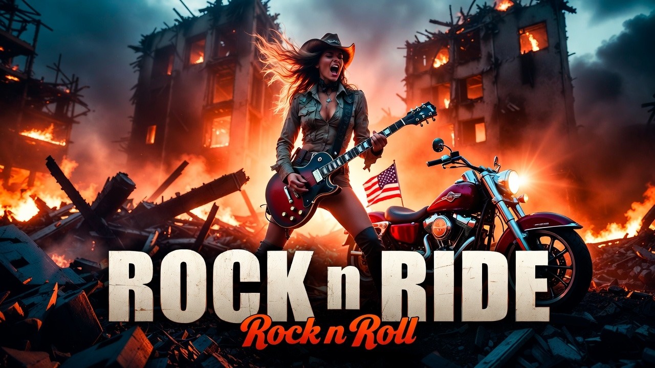 Best Music Rock N Roll 🎸 Rock N Ride 🔥 Freedom Thunder | American Road Trip 🇺🇸