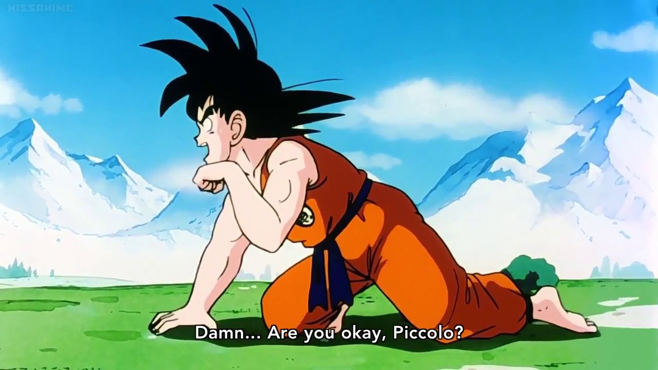 Full Power Goku and Piccolo vs Raditz (Japanese)
