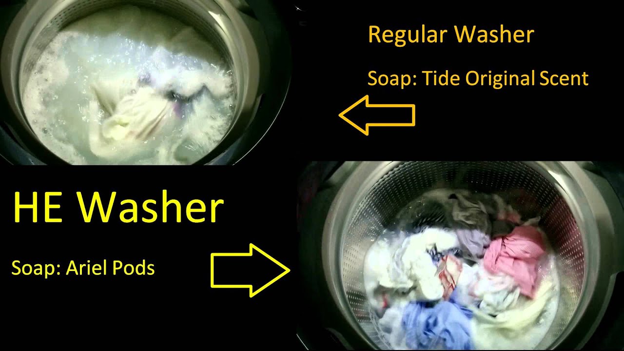 HE Washing Vs. Regular Washing - Whirlpool Vantage