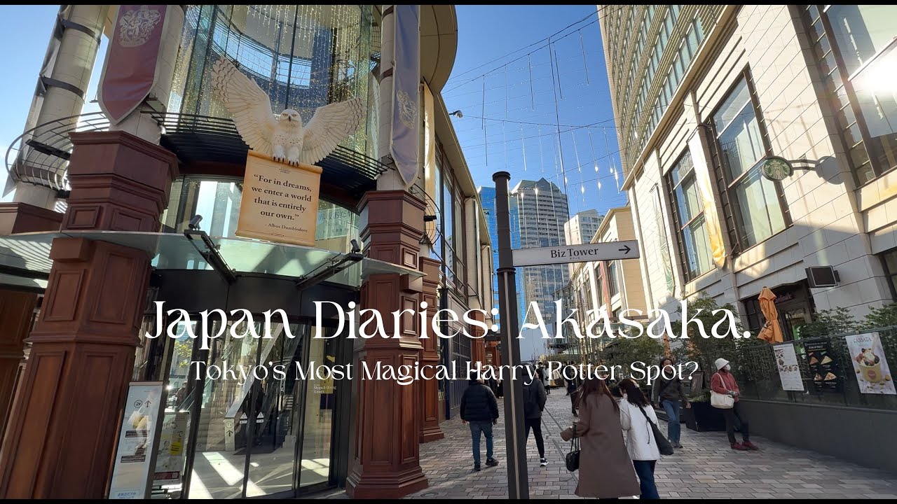 JAPAN DIARIES | Exploring Akasaka: Tokyo's Most Magical Harry Potter Spot?