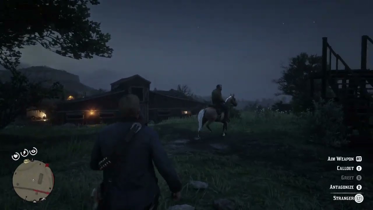 NPC Acts Drunk Then Rides Horse Just Fine- Red Dead Redemption 2 