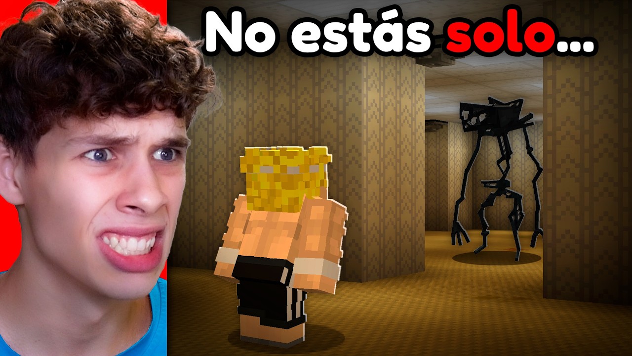 Entr&eacute; a los BACKROOMS Terror&iacute;ficos de Minecraft...