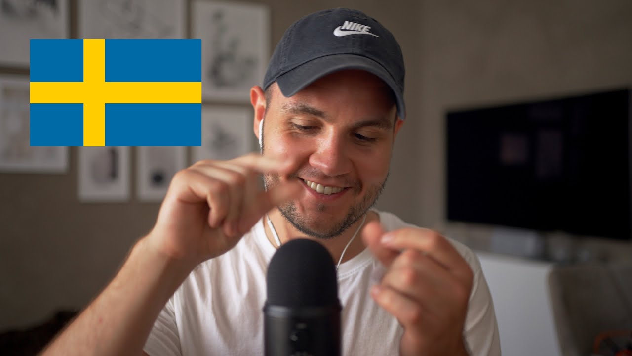 ASMR in Swedish 🇸🇪 Rambling + Hand Sounds