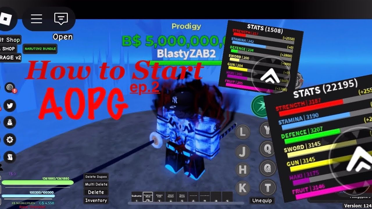 How to Start AOPG ep.2 - AOPG roblox