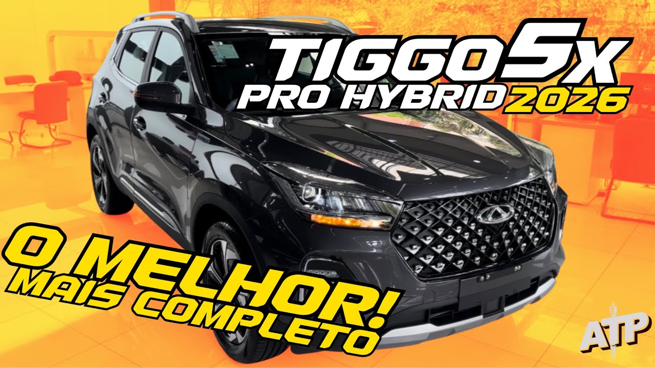 Novo Tiggo 5x Pro Hybrid 2026 - MELHOR CUSTO BENEFÍCIO DE TODOS!