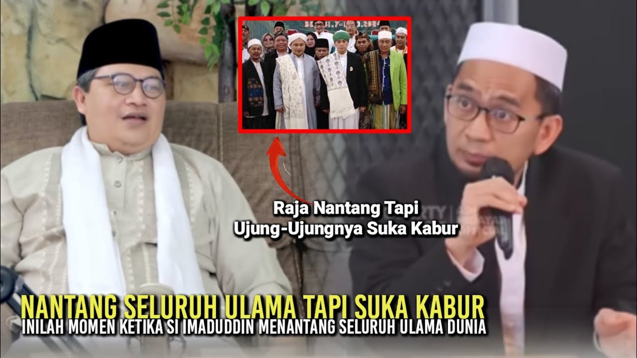 IMADUDDIN SIBEGAL NASAB MENANTANG SELURUH ULAMA DUNIA TAPI UJUNG-UJUNGNYA SUKA KABUR