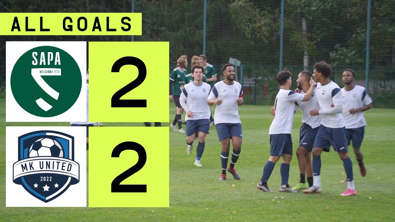 [Miesten Nelonen] SAPA vs MK United 2-2 (0-1) | All goals