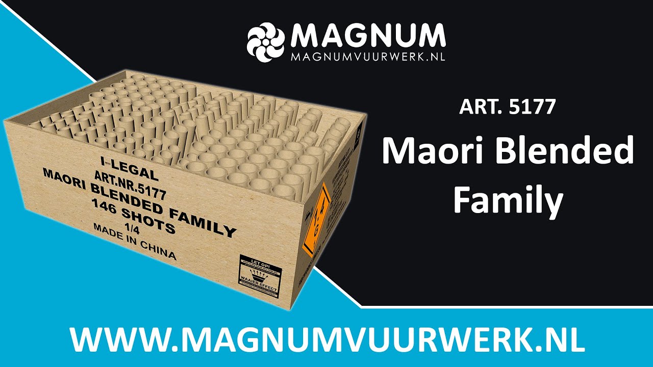 Art. 5177 Maori Blended Family I Like Legal Magnum Vuurwerk