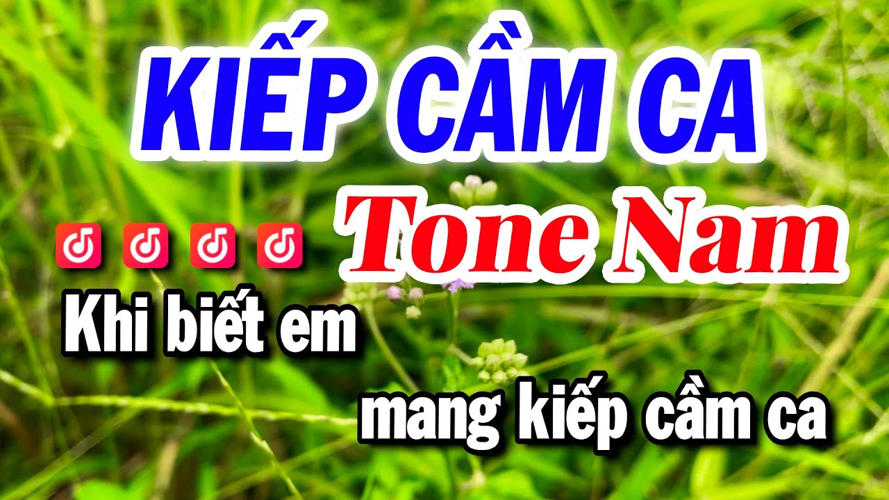 Karaoke Kiếp Cầm Ca Tone Nam Beat Phối Mới Nhất | Karaoke Tuyết Nhi 2026