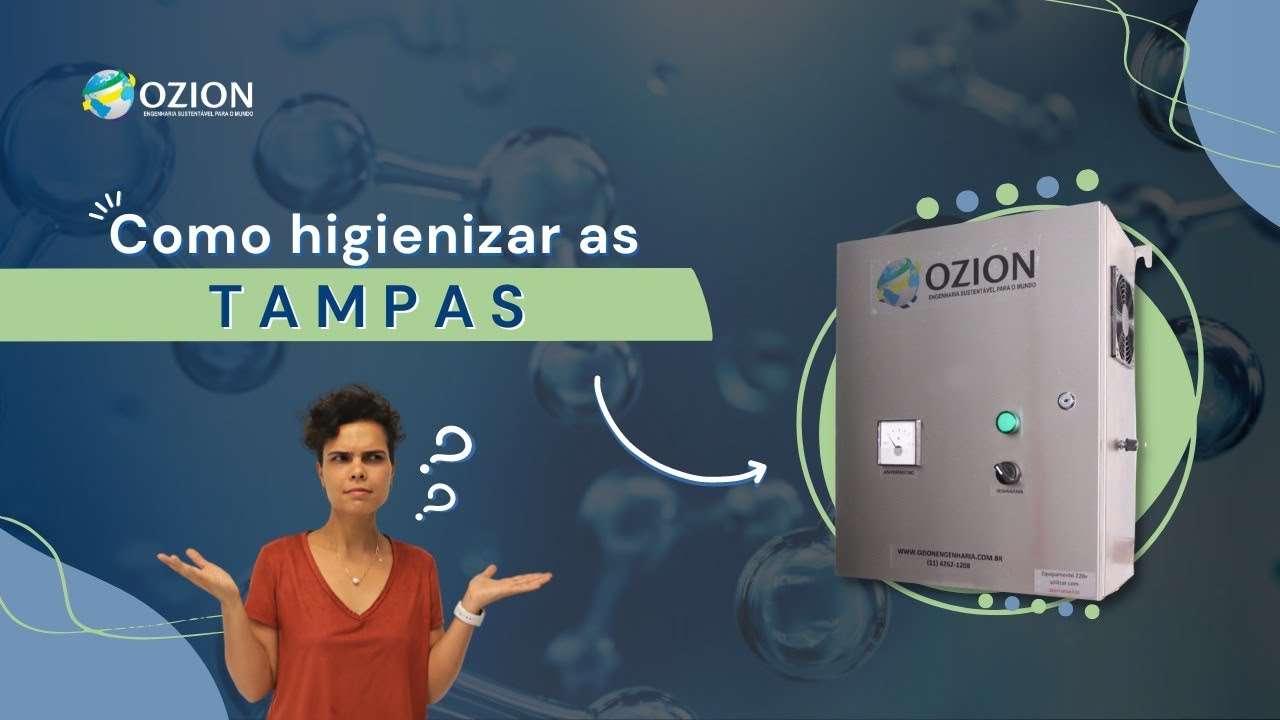 Como higienizar as tampas?
