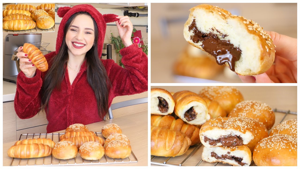 بريوش أو فنكوش بالشكلاطة🍫بدون بيض ولازبدة وبدون دلك ولاتعب خفيف مثل القطن😋Brioches au chocolat