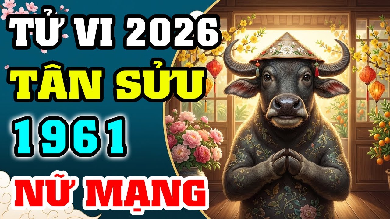 Tử Vi Tuổi Tân Sửu 1961 Nữ Mạng Năm 2026: Hóa Giải Hạn Toán Tận, Đón Tài Lộc Từ Sao Thủy Diệu